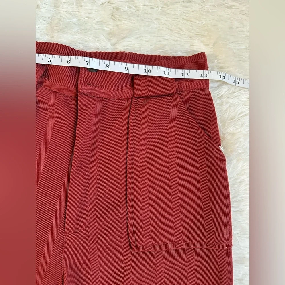Free People Flare Wide-Leg Pants High Rise Wine Y2K Size 2 Woman’s